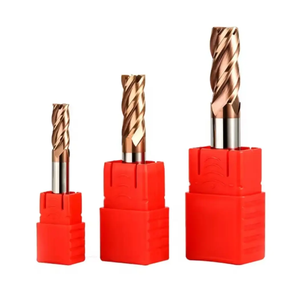 SOLID CARBIDE ENDMILL 4FLUTE 55HRC