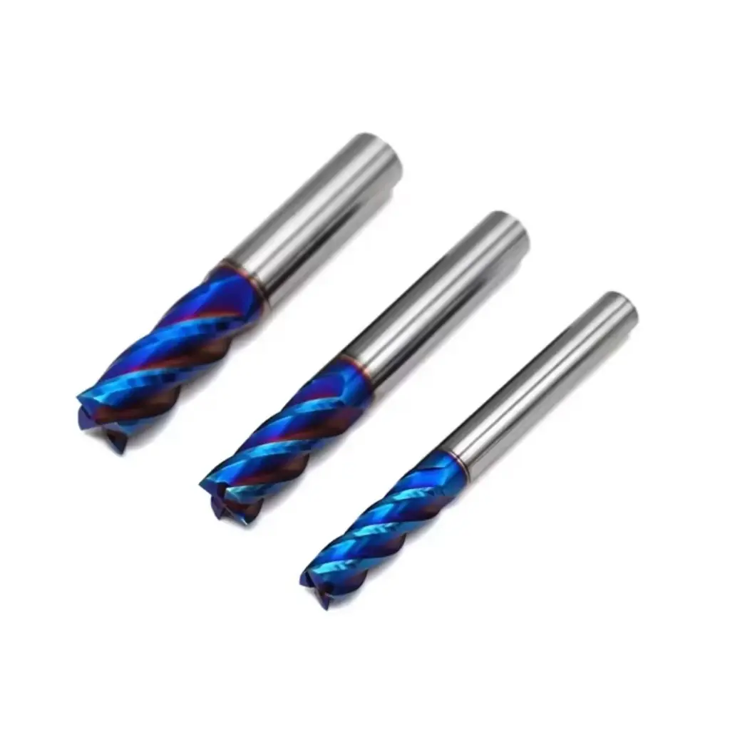 SOLID CARBIDE ENDMILL 4FLUTE 65HRC