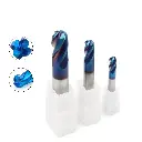 SOLID CARBIDE BALLNOSE 4FLUTE 65HRC