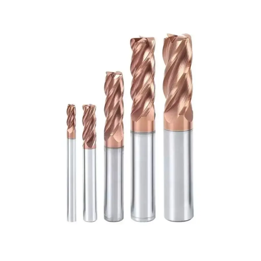 CORNER RADIUS ENDMILL 4FLUTE 55HRC